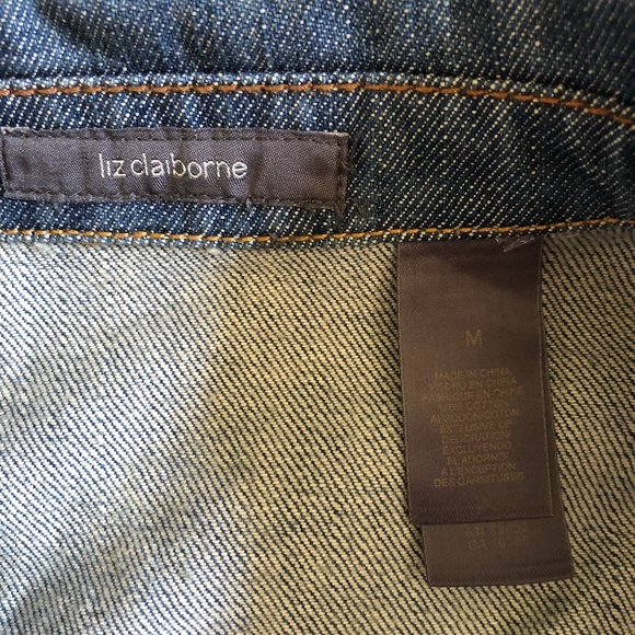 Liz Claiborne Denim Jacket - Picture 3 of 3